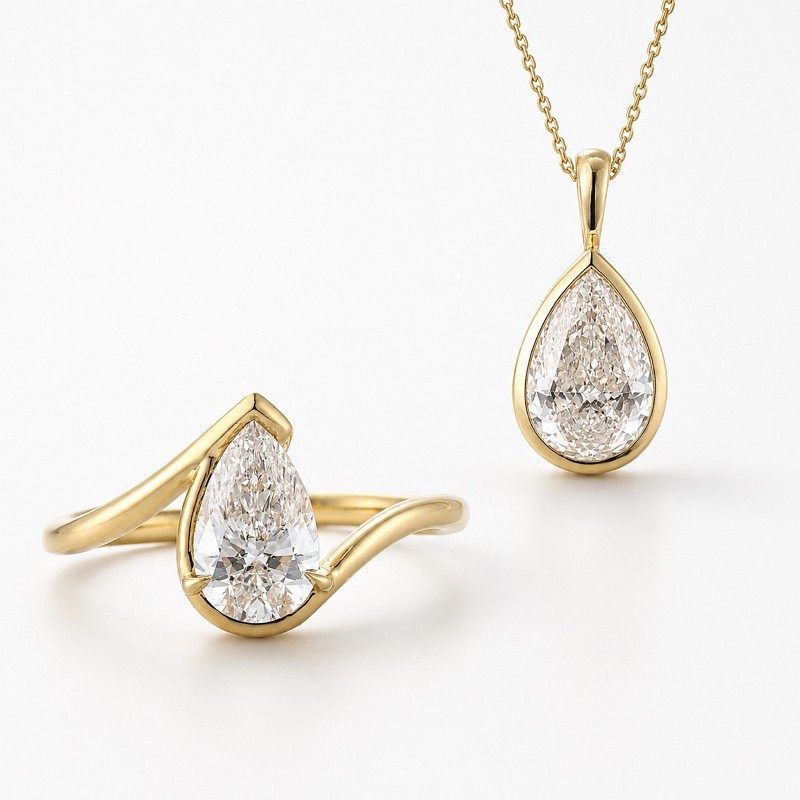 18K gold jewelry for B2B collections, with Pt950 platinum options available for selected projects