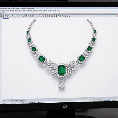 3D jewelry design and CAD development for custom production projects